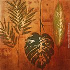 Leaves Paintings - Luminous Leaves I by Lanie Loreth